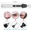 BONLOE Professional 4 in 1 USB Rechargeable Ear and Nose Hair Trimmer for Men and Women - Painless,Lightweight,Waterproof Electric Grooming Tool,Silver view 2
