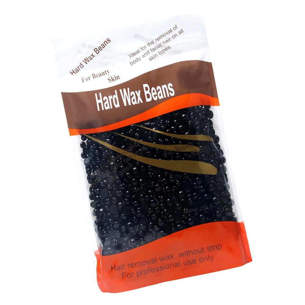 PopEye Black 300g Stripless Hot Wax Beans/Brazilian Granules Body Facial Hair Removal Bikini Depilatory Waxing Beads