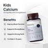 Miduty Kids Calcium - Vitamin D3, K2 & Magnesium - Strong Bones & Teeth - Mint-Flavored, Sugar-Free Calcium Supplement for Active & Picky Eaters - 60 Chewables view 2