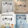 ARWY Dental Wall Sticker for Clinic 90x40 cm Healthy Teeth Dentist Wall Decor, Waterproof Self Adhesive Dental Care Vinyl Mural for Clinic, Bathroom & Dentist Office Decoration view 2