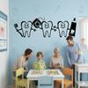ARWY Dental Wall Sticker for Clinic 90x40 cm Healthy Teeth Dentist Wall Decor, Waterproof Self Adhesive Dental Care Vinyl Mural for Clinic, Bathroom & Dentist Office Decoration view 3