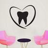 ARWY Dental wall Stickers for Clinic Dental Office Wall Decor Dental Clinic Logo Wall Stickers Vinyl Dental Care Teeth Hospital Sticker Office Size(58X58 cm) view 1