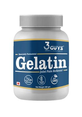 3 Guys Gelatin Powder for Joint Pain, 300 Gram