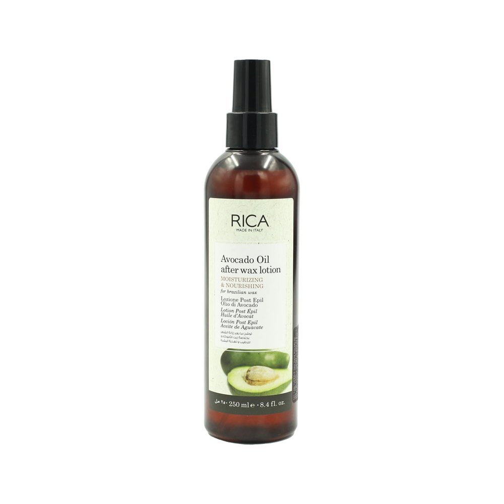 Rica Avocado After Wax Lotion for Sensitive skin with Sun flower Oil, Jojoba Oil & Vitamin E - 250ml