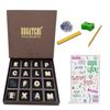 BOGATCHI Best of Luck Gifts for Exams |Keep Calm for Exam | Dark Chocolates, 16pcs | Free Pencil Set and Good Luck Card view 1