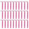 Bulk Disposable Razors for Women Bundle ~ Pack of 30 Comfort Coated Twin Blade Razors for Travel, Gym, Etc. view 1