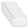 12 PCS PM2.5 Activated Carbon Face Mask Filter for Adults, Replaceable Mouth Respirator Filter to Anti Haze Dustproof Air Pollution Germ view 1