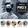 12 PCS PM2.5 Activated Carbon Face Mask Filter for Adults, Replaceable Mouth Respirator Filter to Anti Haze Dustproof Air Pollution Germ view 2