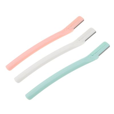 PopEye 3 Pack Women Eyebrow Razor Trimmer Shaper Blade Shaver Makeup Tool Kit Facial Hair Remover Tool Set