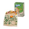 SC Johnson Ziploc Ziploc Brand Recyclable+Sealable Paper Sandwich Bags, 50 Count, 3 Inches, 17.96 Cm, Multicolor view 1
