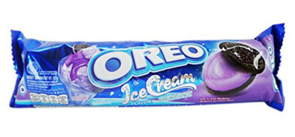 Oreo Ice Cream Sandwich Biscuit - Blueberry, 137g
