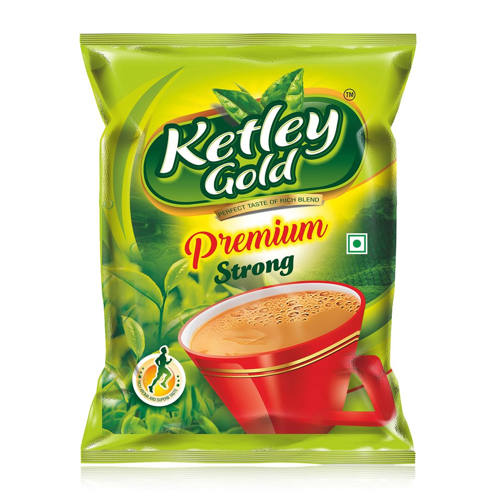Ketley Gold Premium Strong Assam Tea, 1kg | Assam Tea Granules | 250g x 4