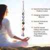 7 Chakra Gemstones Healing Feng Shui Crystals Window Car Hanging Ornament Dowsing Pendulum Good Luck Home Decoration for Reiki Healing Yoga Meditation,Worry Palm Tumbled Stones view 4