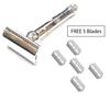 Foreign Holics Double Edge Heavy Shaving Razor For Barber, Salon & Home Use(Silver) view 2
