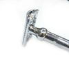 Foreign Holics Double Edge Heavy Shaving Razor For Barber, Salon & Home Use(Silver) view 4