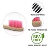 8Pcs Bamboo Toothbrush, BPA-Free Soft Toothbrushes, Natural Eco-Friendly Biodegradable Best Travel Wood Toothbrush Set, For Sensitive Gums view 2