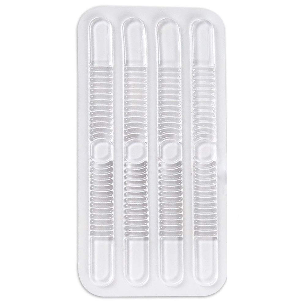 10 Sheets (40 Pcs) Clear Heel Grips Silicone Shoe Liner Strap Grip Anti Slip Sandals Cushion Insert Pad for Lady Women