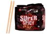 Food Library The Magic Of Nature Instant Red Super Spicy Noodles Pack of 5 & Free Chopsticks 2 Sets view 2