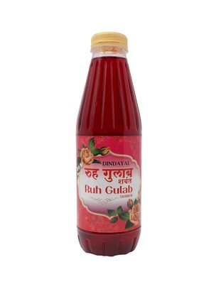 Dindayal Ruh Gulab Sharbat - 750 ML (Pack Of 2)