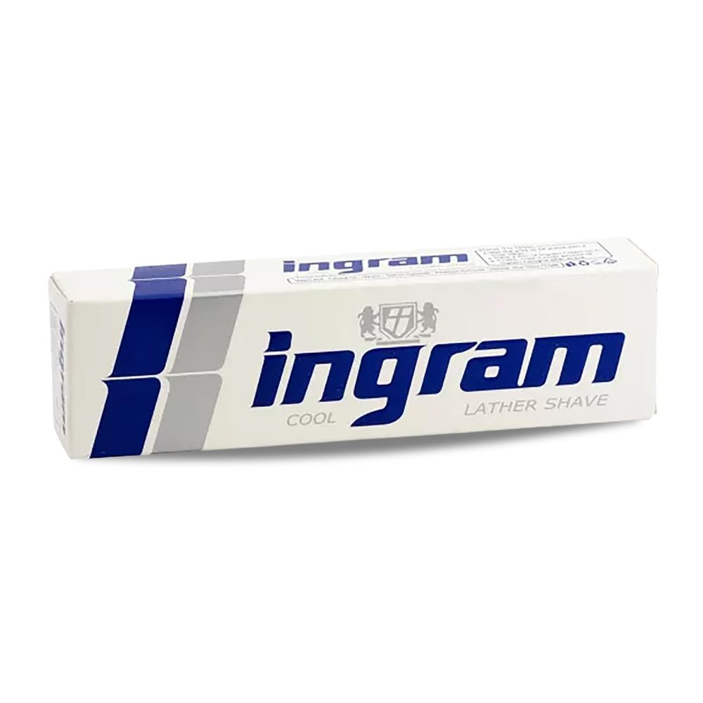 Lather Shave Cool Ingram Shaving Cream Tube 60g, Glycerin, Coconut Oil Made In Egypte (2 Pack = 8.47 oz / 120 gm)