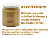 Butters & More Vegan Walnut Butter With Natural Vanilla Extract & Natural Stevia Extract (200 grams). Keto & Diabetic Friendly Nut Butter. view 2