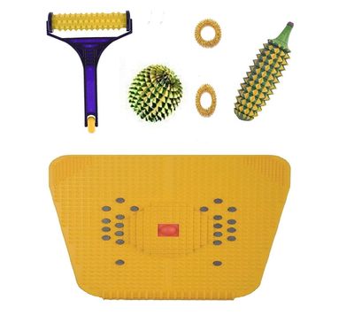 ACi Acupressure Power Mat with Acupressure Kit Combo - Multicolor