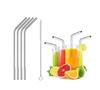 AGP Stainless Steel Straws for Drinking Straws for kids Bottle Glass Reusable Ultra Long 4 + 1 Cleaning Brush view 1