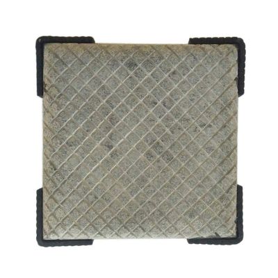 EyeonBay Stone Made Portable Bathroom Foot Scraper Cleaner Stone I Cloth Washing Stone, M - FCS001-100% Natural 8 X 8 Inches