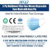 ARNV 3-Ply Disposable Surgical Mask with Advanced Melt-Blown Fabric Middle Layer (Blue, Without Valve, Pack of 25) for Unisex view 3