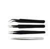 Axtella Set of 3 ESD Safe Non Magnetic Tweezers- Straight, Flat & Curved and 1 Non-Magnetic Stainless Steel Tweezers- Straight view 1