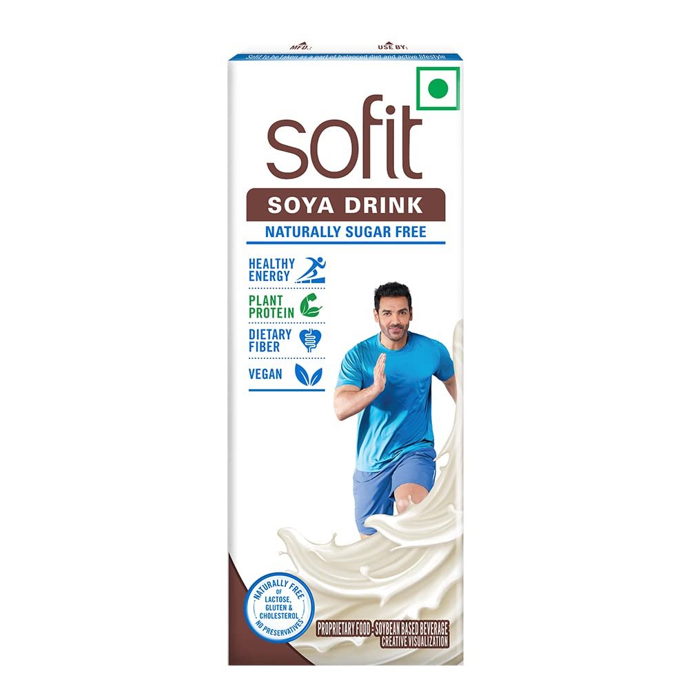 Sofit SOYA Milk Vanilla, 200ml (Pack of 10)