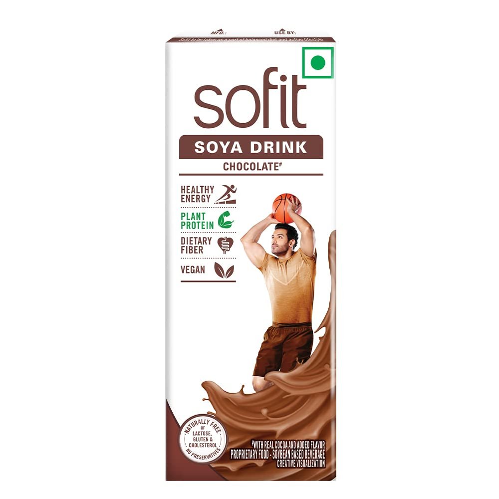 Sofit SOYA Milk Chocolate, 200ml (Pack of 8)