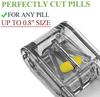 Bhuma 1Pcs Pill Cutter Crushers & Splitters Portable Plastic Pill Cutter Tablet Cutter Divider Medicine Organizer Abs High Grade (Random Color-Multicolor) view 2