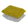 Pine-Sol Non-Scratch Scouring Pads  Pack of 2, Metallic Household Cleaning Scrubbers, Safe with Nonstick Cookware view 1