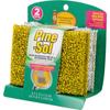 Pine-Sol Non-Scratch Scouring Pads  Pack of 2, Metallic Household Cleaning Scrubbers, Safe with Nonstick Cookware view 2