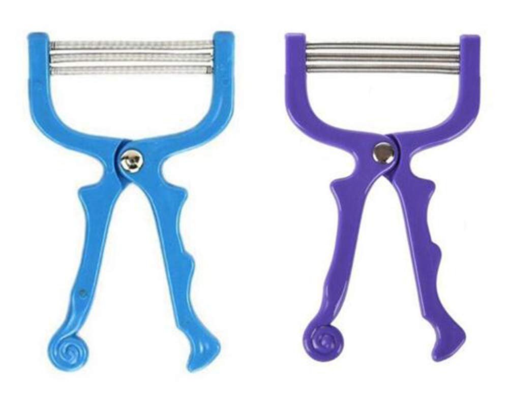 VNDEFUL 2PCS Facial Hair Removal Tools Facial Beauty 3 Layer Spring Thread Depilator Depilator Cream Facial Hair Remover