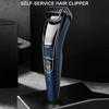 Bewinner1 Electric USB Self-Service Adjustable Hair Trimmer with Washable Cutter Head for Men (Blue) view 2