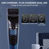 Bewinner1 Electric USB Self-Service Adjustable Hair Trimmer with Washable Cutter Head for Men (Blue) view 4