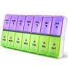 DANYING Extra Large Pill Organizer 2 Times a Day, XL Weekly Pill Box, AM PM Pill Case, Pill Container 7 Day, Vitamin Case Twice a Day view 1