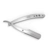 Shaving Revolution Barber Straight Razor - Silver, 100 Blades, Men's Straight Blade Razor Kit view 4