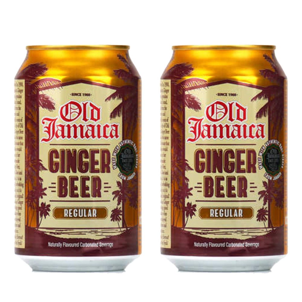 Old Jamaica Regular Ginger Beer Can - 2 Pack, 2 x 330 ml