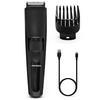 Pritech Electric Hair Clipper Cordless Beard Trimmer For Men Professional Barber Clippers, Hair Clipper With Comb Attachment And 20 Adjustable Settings, Washable Black view 1