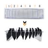 Clipper Holder,Limit Comb Storage Box Hair Clipper Positioning Caliper Comb Organizer Case,Clipper Guard Box for Hair Clipper Limit Comb Guide Attachment (02) view 4