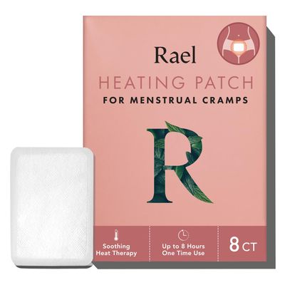 Rael Natural Herbal Heating Patches - Cramp Care, Heat Therapy, Ultra-Thin Design, On The Go Size (2 Pack, 6 Count)