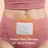Rael Natural Herbal Heating Patches - Cramp Care, Heat Therapy, Ultra-Thin Design, On The Go Size (2 Pack, 6 Count) view 2
