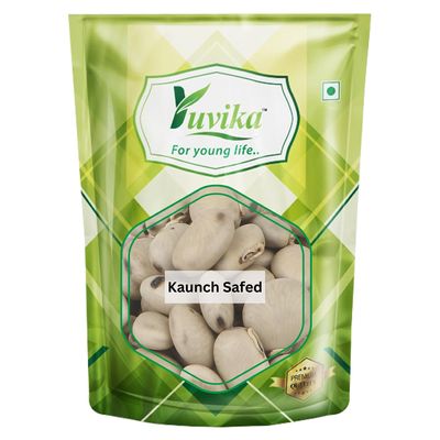 YUVIKA Kaunch Safed - Mucuna Pruriens - White Kaunch Seeds 800 Grams