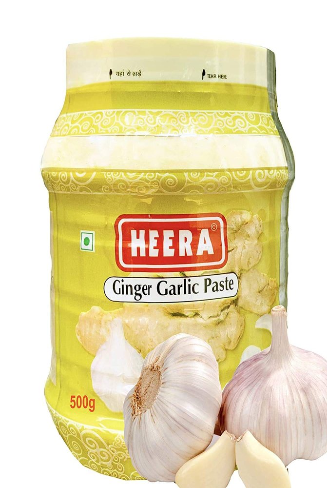 HEERA Fresh Ginger & Garlic Paste 500 GMS. Pack.