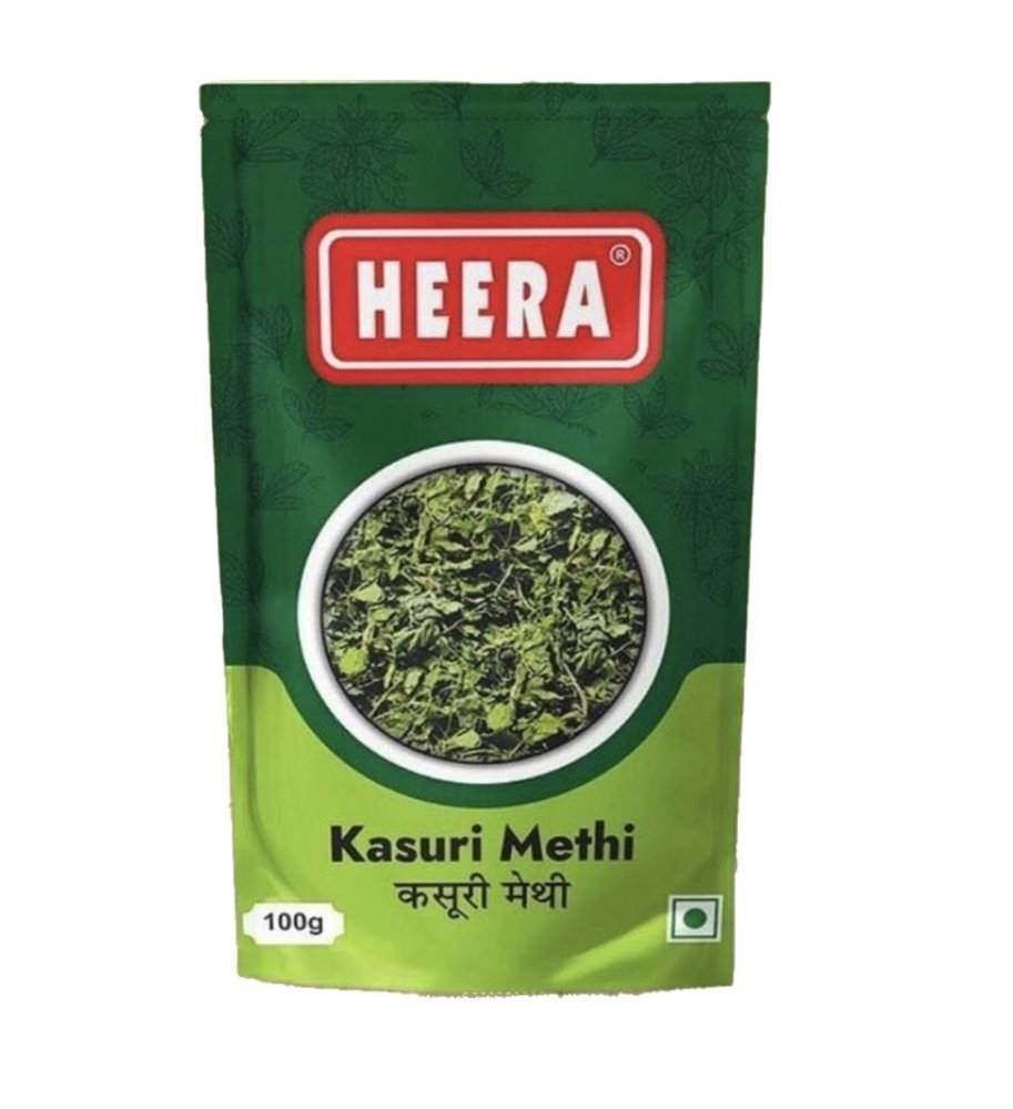HEERA Kasuri Methi , Fenugreek Leaves, Dried Methi Leaves, Pan Methi , Marwadi Methi , Sukha Methi (100gms)