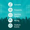 3M Disposable Earplugs, Hearing Protection for Events & Concerts, Mutli-Color, 32 NRR, 4-Pairs view 4