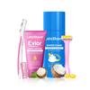 LetsShave Evior Women Face Razor (1) + Bikni Razor (1) + Whipped Shave Cream + Evior Body Lotion 30ml| Razor for Sensitive Areas of Women | Facial Hair Removal view 1
